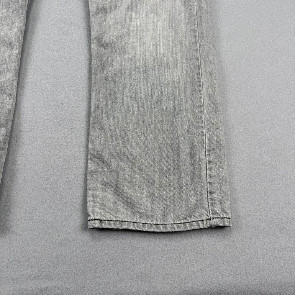 Levi's 514 Mens Gray Denim Jeans Size 36x29 Slim Straight Fit‎ Mid Rise